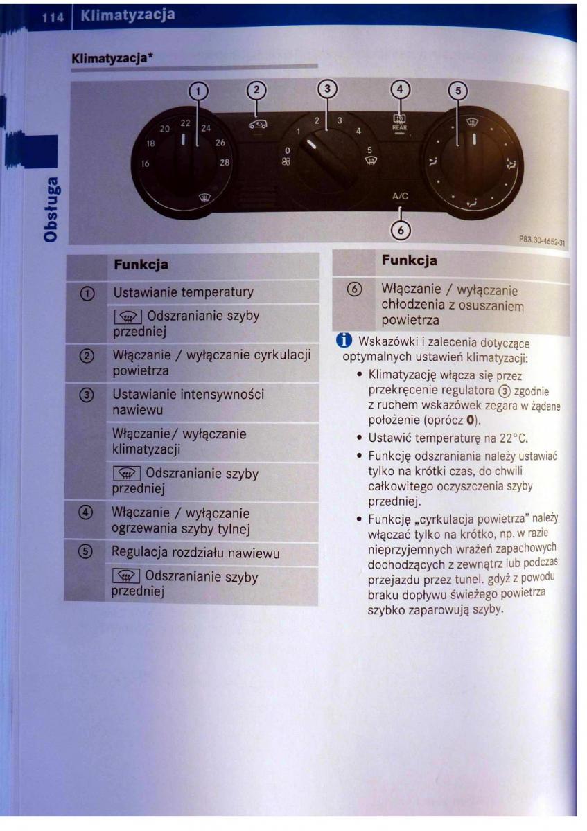 Mercedes Benz B Class W245 instrukcja obslugi / page 115