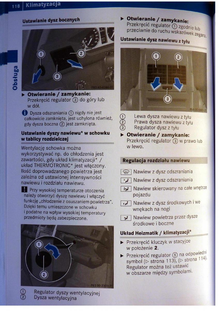 Mercedes Benz B Class W245 instrukcja obslugi / page 119