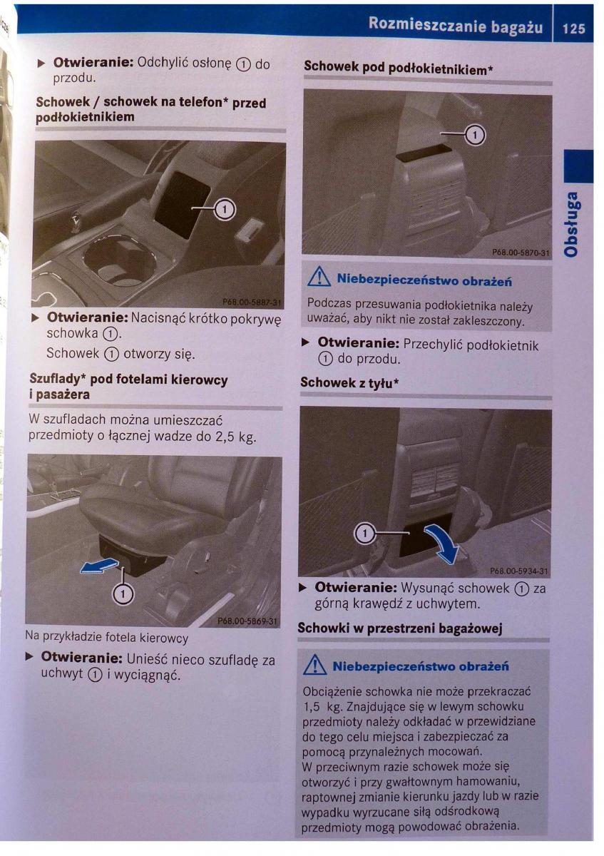 Mercedes Benz B Class W245 instrukcja obslugi / page 126