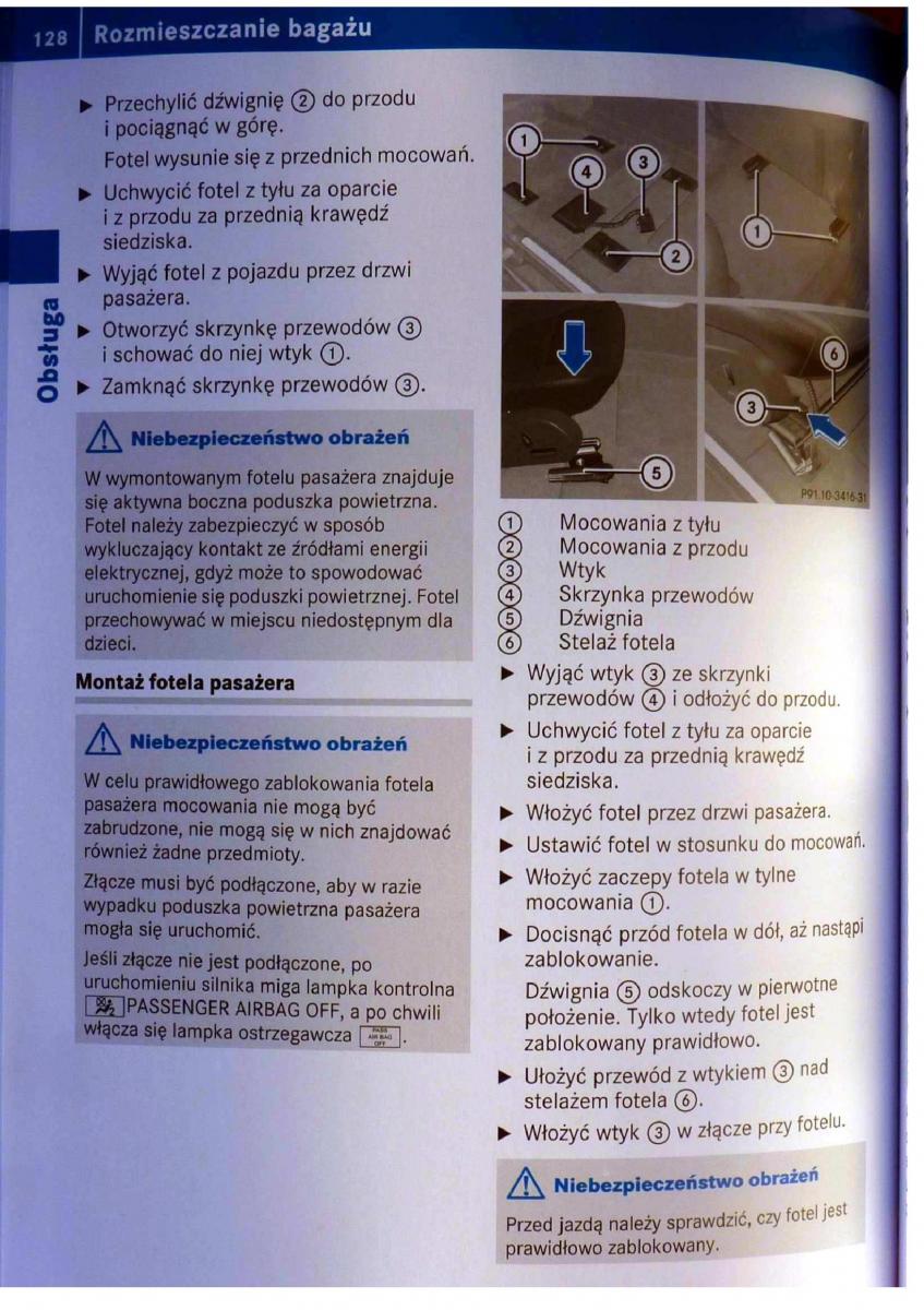 Mercedes Benz B Class W245 instrukcja obslugi / page 129