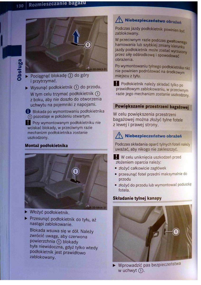 Mercedes Benz B Class W245 instrukcja obslugi / page 131