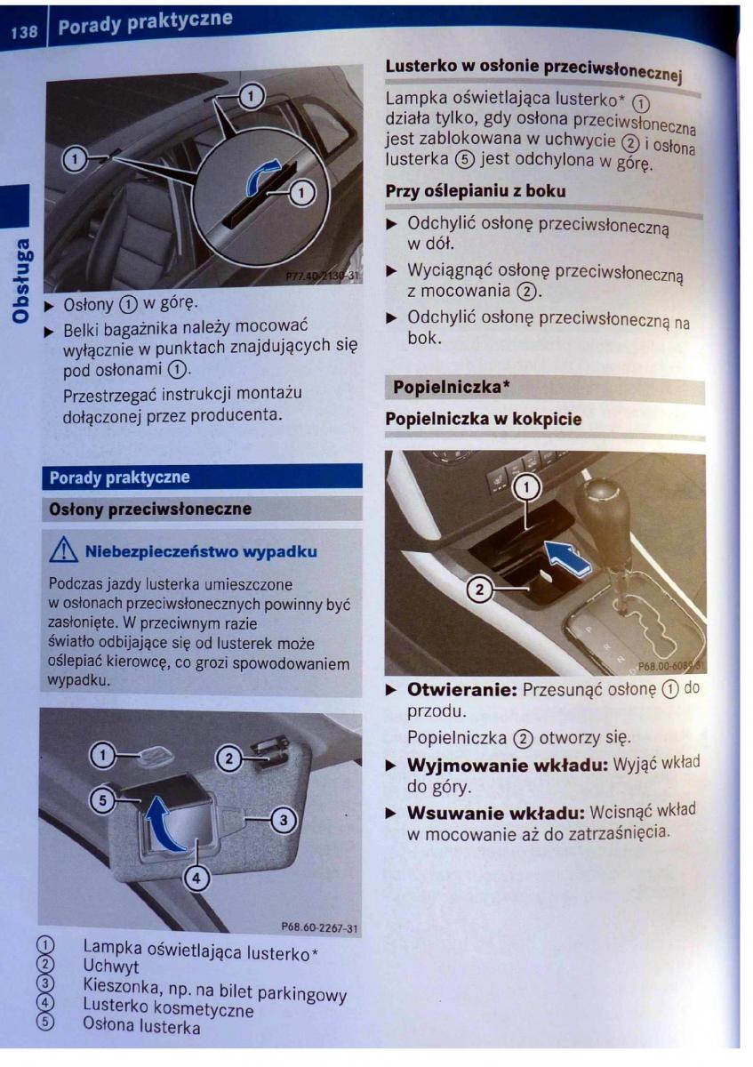 Mercedes Benz B Class W245 instrukcja obslugi / page 139