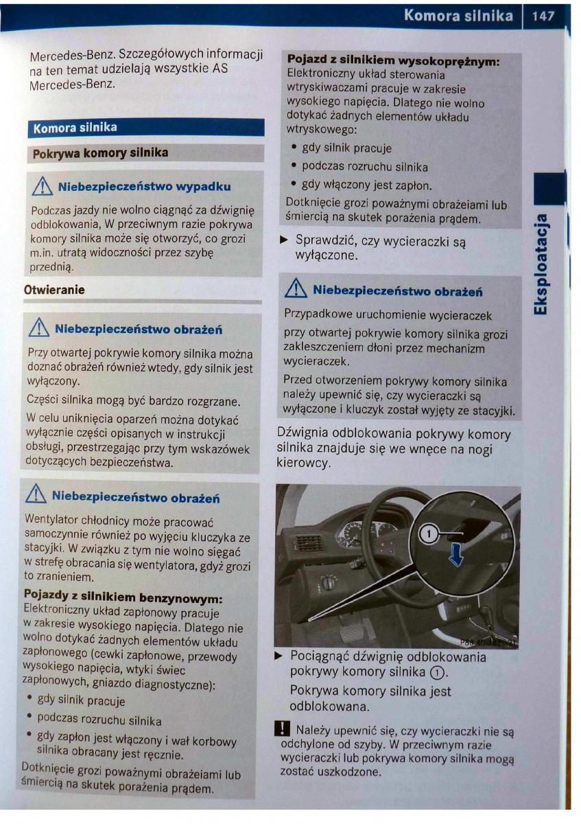 Mercedes Benz B Class W245 instrukcja obslugi / page 148