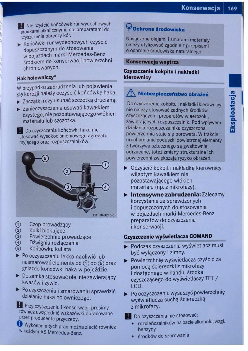 Mercedes Benz B Class W245 instrukcja obslugi / page 170