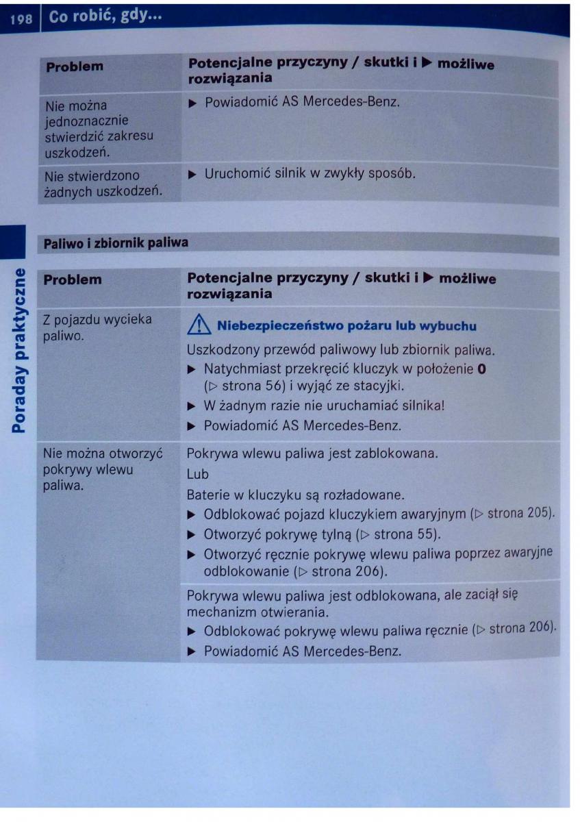 Mercedes Benz B Class W245 instrukcja obslugi / page 199