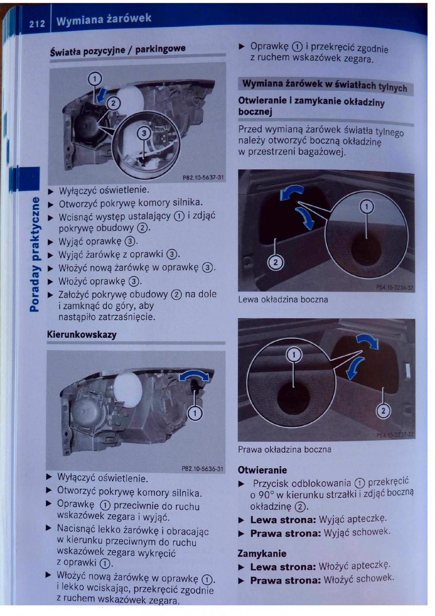 Mercedes Benz B Class W245 instrukcja obslugi / page 213