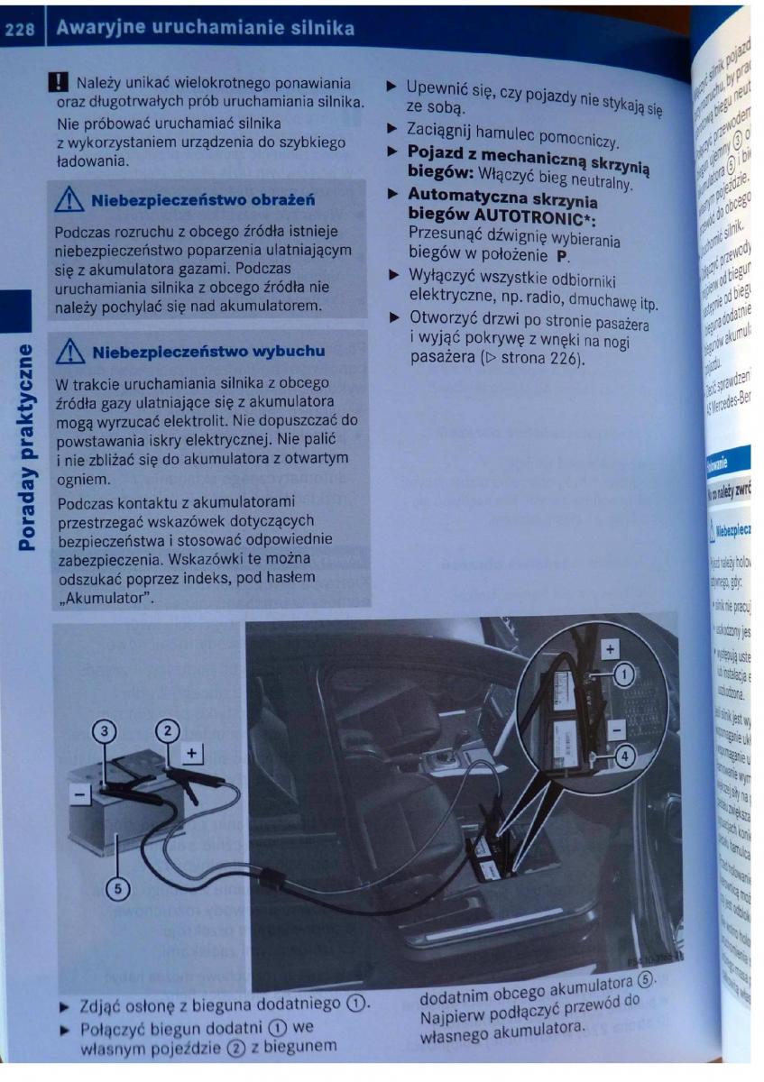 Mercedes Benz B Class W245 instrukcja obslugi / page 229