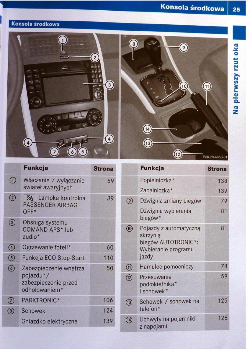 Mercedes Benz B Class W245 instrukcja obslugi / page 26