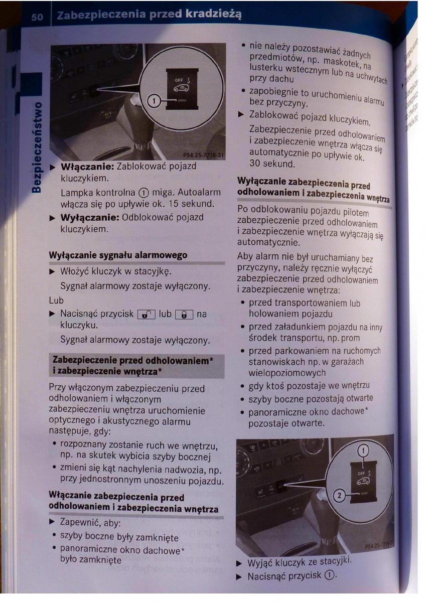 Mercedes Benz B Class W245 instrukcja obslugi / page 51