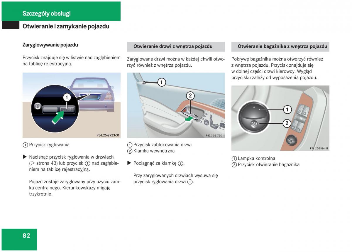 Mercedes Benz S Class W220 instrukcja obslugi / page 77