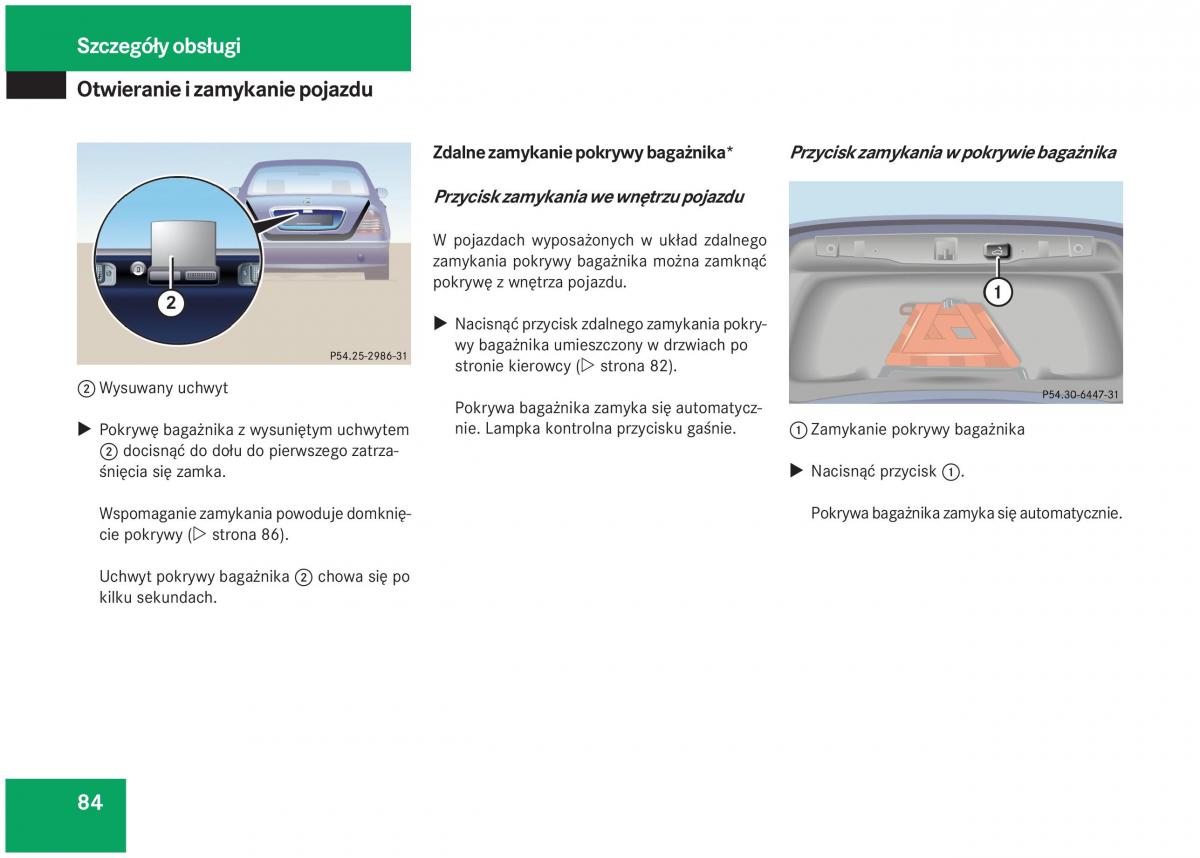 Mercedes Benz S Class W220 instrukcja obslugi / page 79