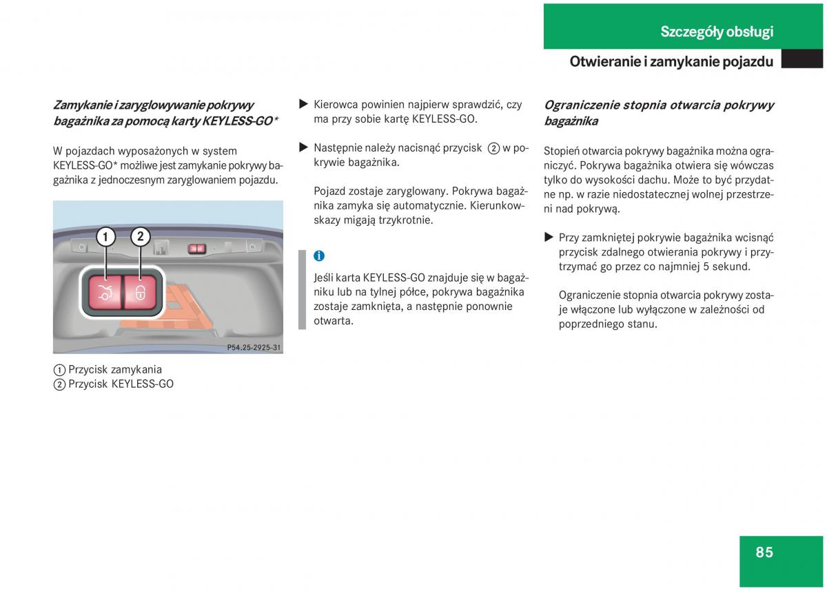 Mercedes Benz S Class W220 instrukcja obslugi / page 80