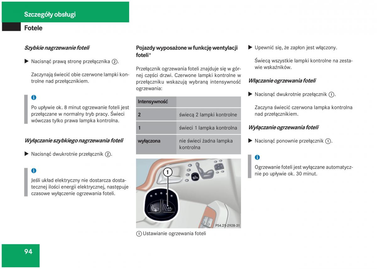 Mercedes Benz S Class W220 instrukcja obslugi / page 89