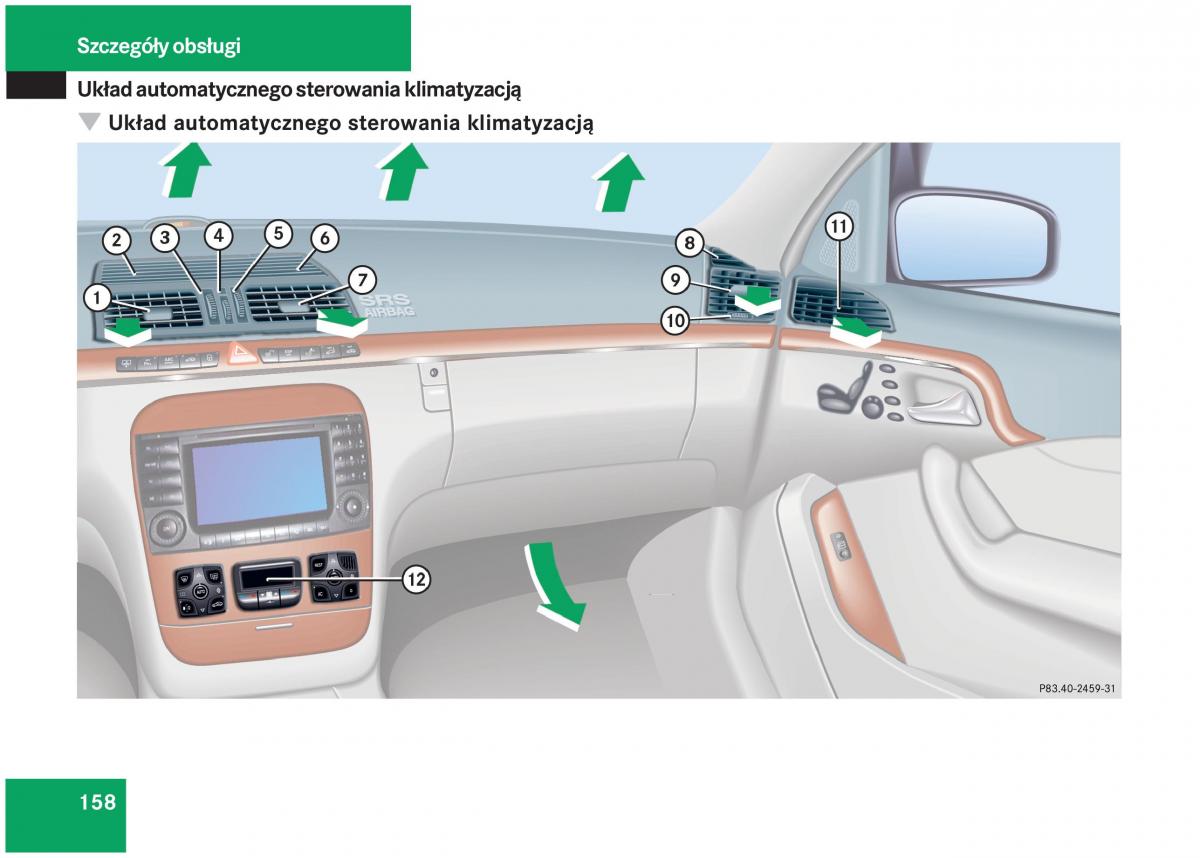 Mercedes Benz S Class W220 instrukcja obslugi / page 153