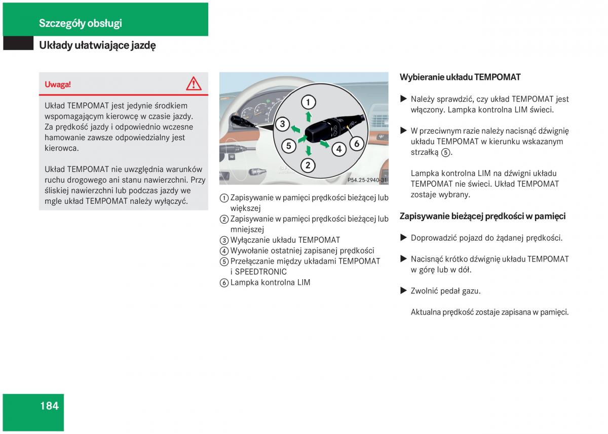 Mercedes Benz S Class W220 instrukcja obslugi / page 179