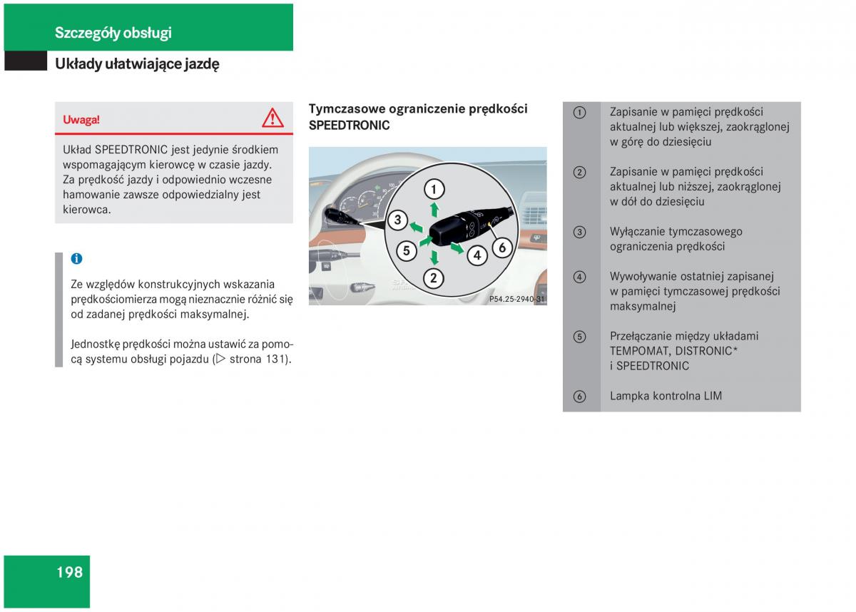 Mercedes Benz S Class W220 instrukcja obslugi / page 193