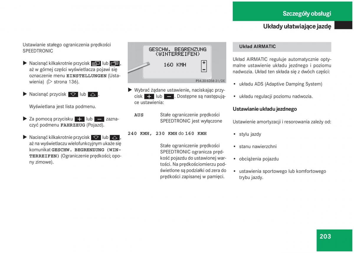 Mercedes Benz S Class W220 instrukcja obslugi / page 198