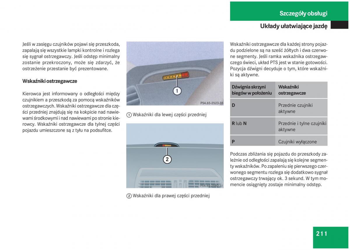 Mercedes Benz S Class W220 instrukcja obslugi / page 206