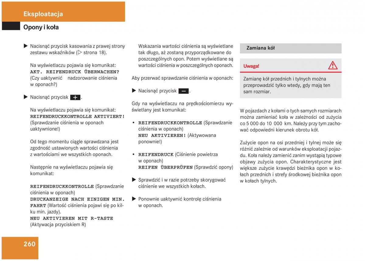 Mercedes Benz S Class W220 instrukcja obslugi / page 255