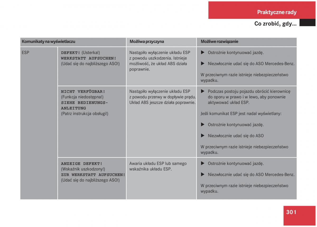 Mercedes Benz S Class W220 instrukcja obslugi / page 296