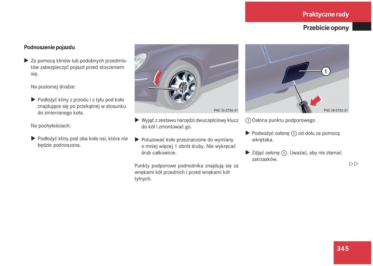 Mercedes Benz S Class W220 instrukcja obslugi / page 340