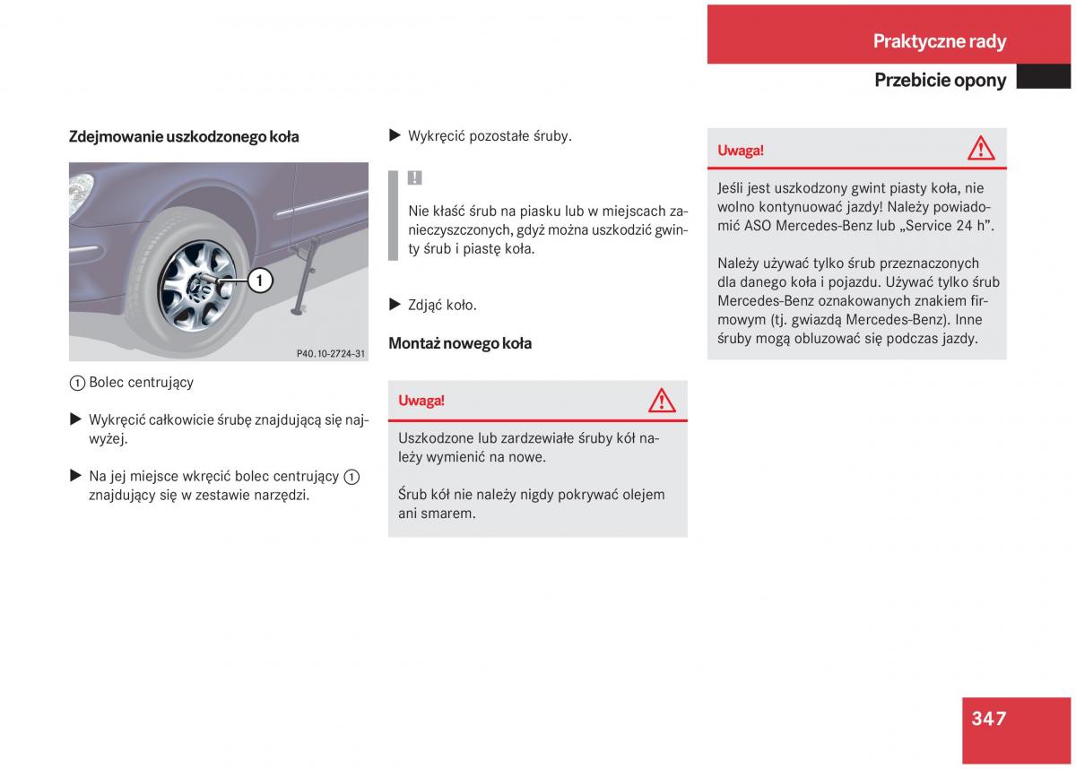 Mercedes Benz S Class W220 instrukcja obslugi / page 342