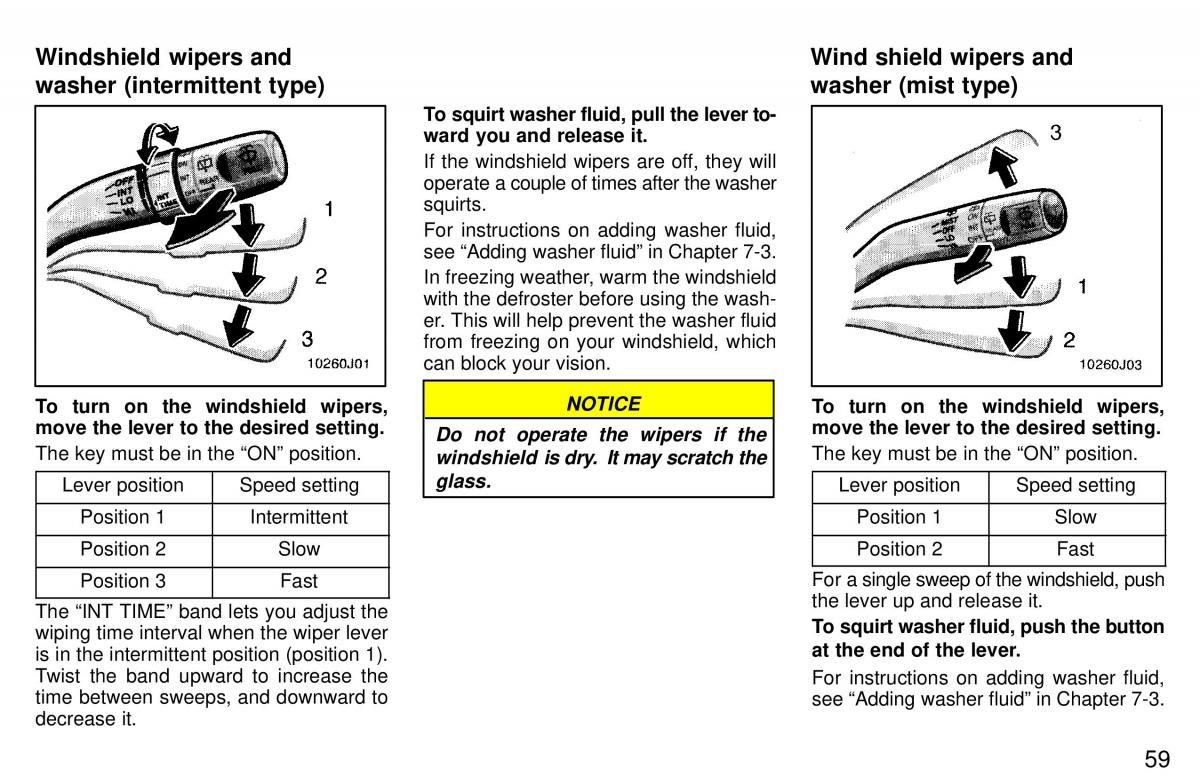 Toyota 4Runner 3 III N180 owners manual / page 56