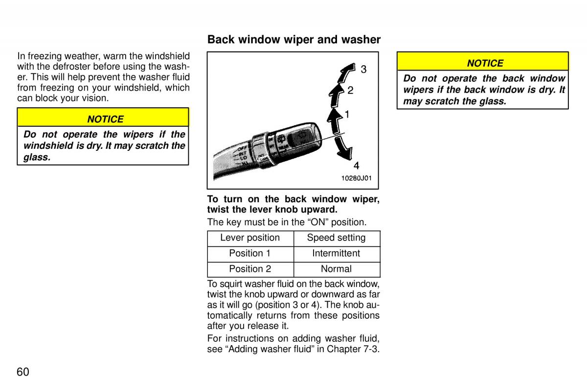 Toyota 4Runner 3 III N180 owners manual / page 57