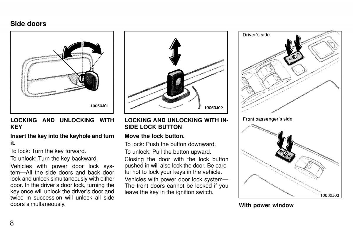 Toyota 4Runner 3 III N180 owners manual / page 9