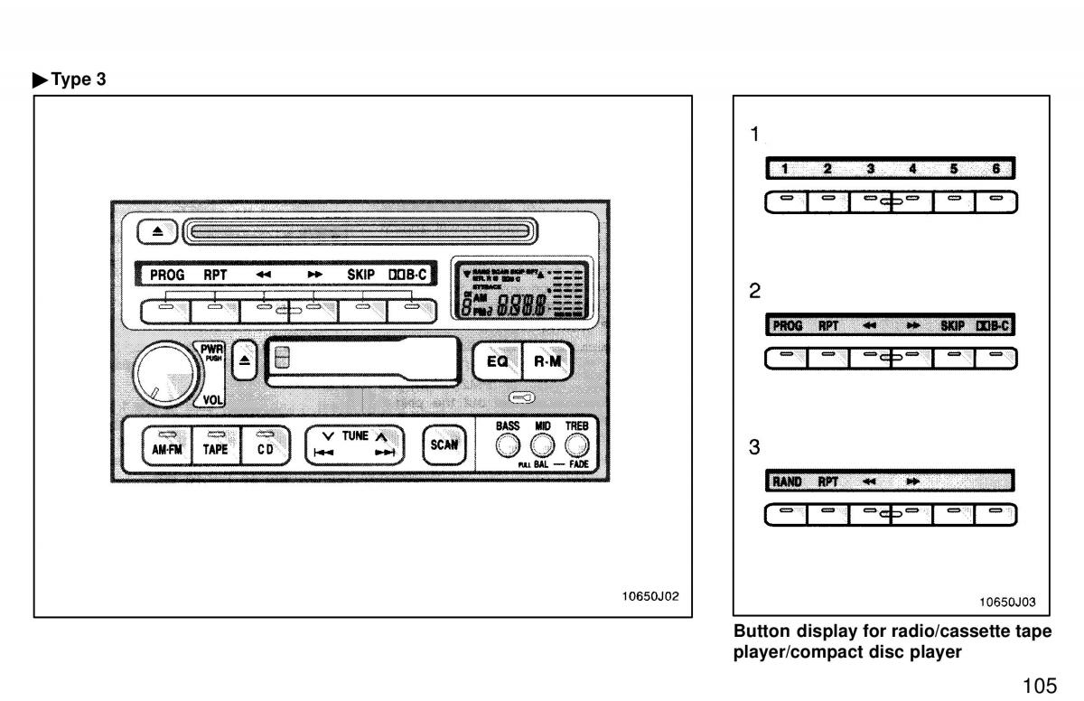 Toyota 4Runner 3 III N180 owners manual / page 102