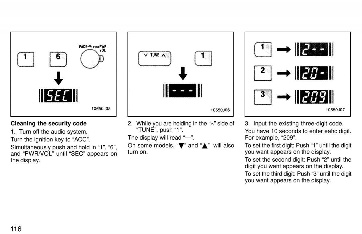 Toyota 4Runner 3 III N180 owners manual / page 113