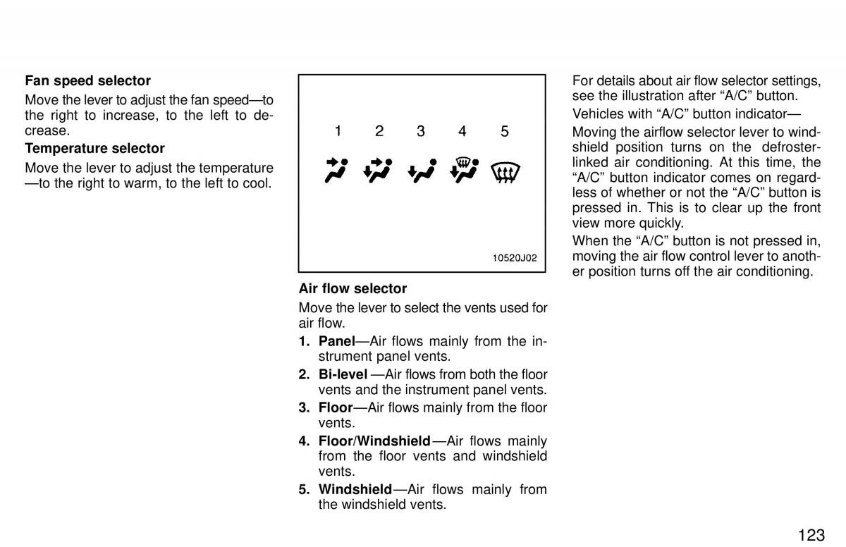 Toyota 4Runner 3 III N180 owners manual / page 120