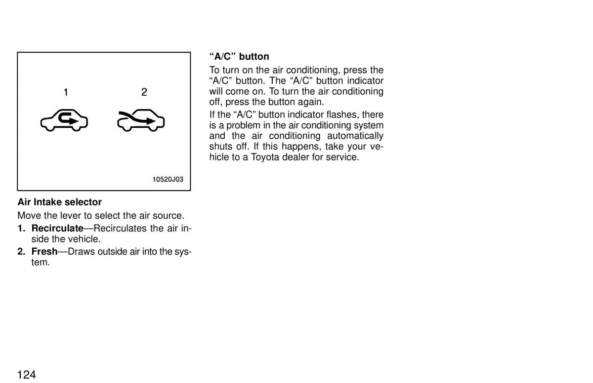 Toyota 4Runner 3 III N180 owners manual / page 121