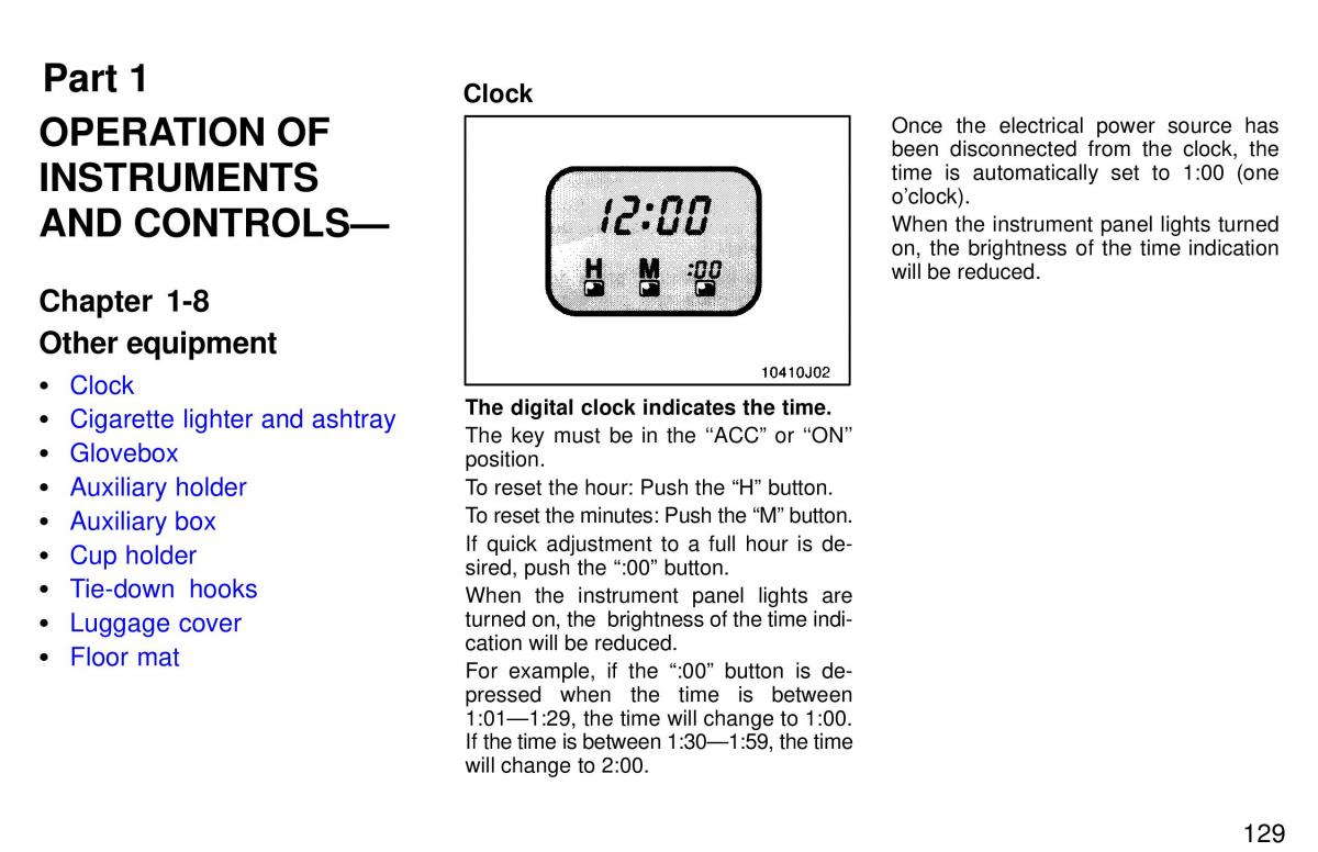 Toyota 4Runner 3 III N180 owners manual / page 126