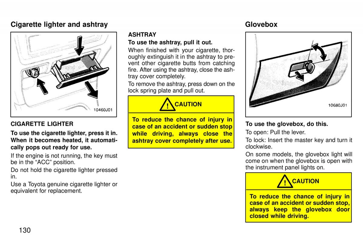 Toyota 4Runner 3 III N180 owners manual / page 127