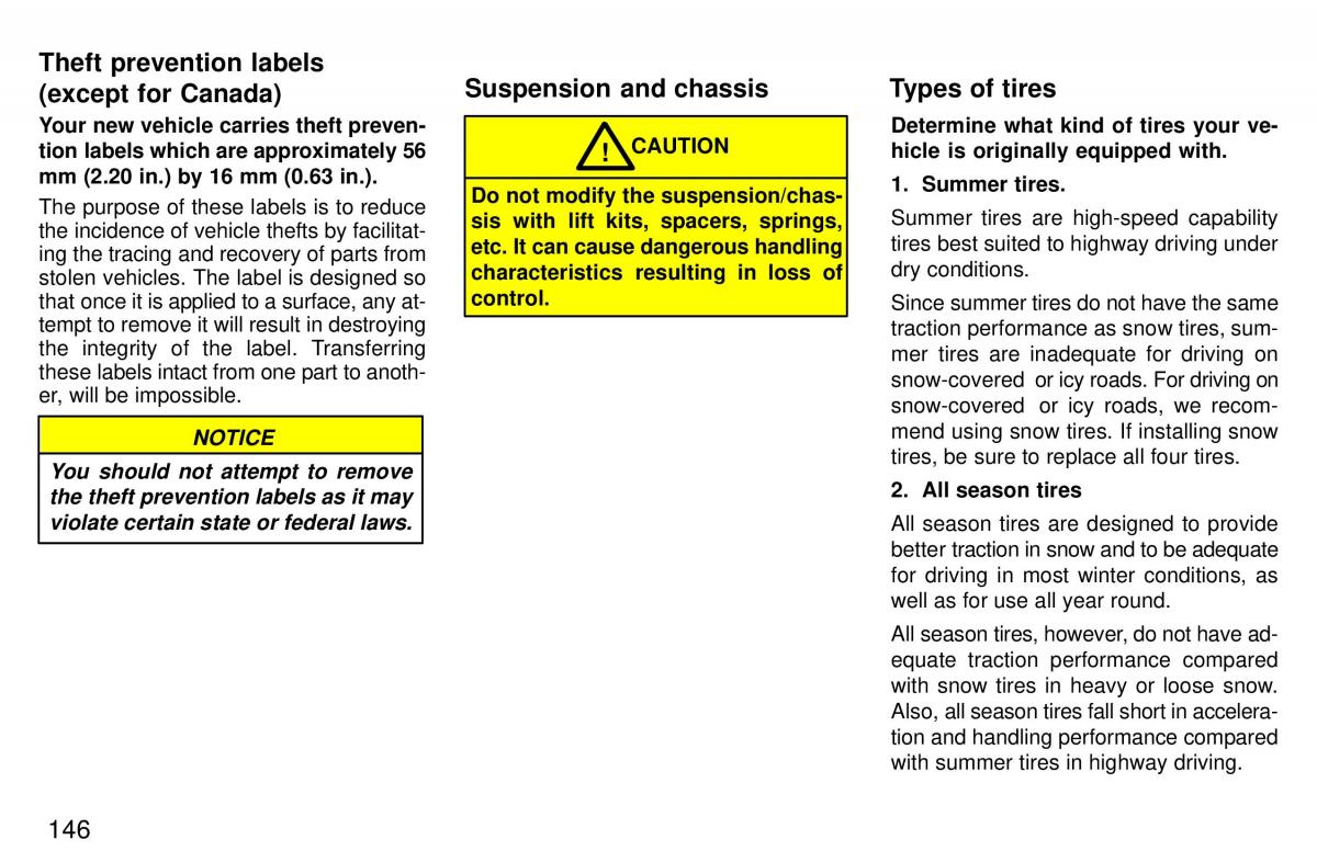 Toyota 4Runner 3 III N180 owners manual / page 143