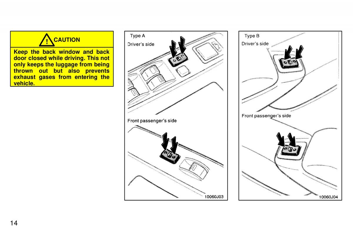 Toyota 4Runner 3 III N180 owners manual / page 15