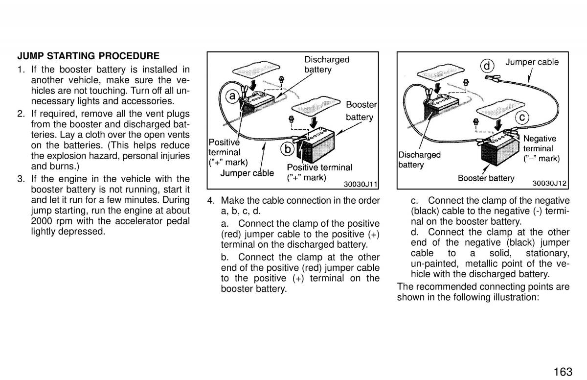 Toyota 4Runner 3 III N180 owners manual / page 160