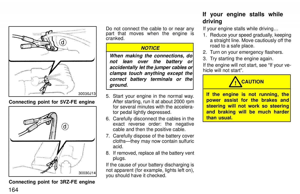 Toyota 4Runner 3 III N180 owners manual / page 161