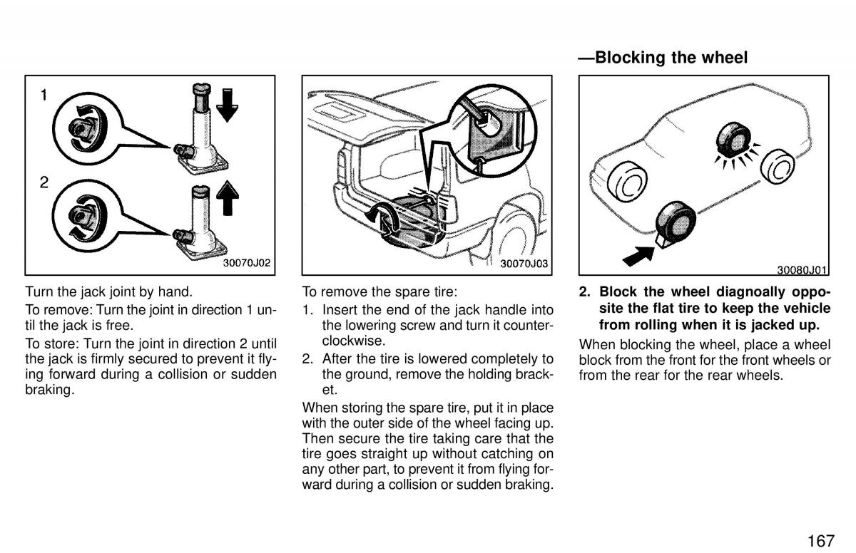 Toyota 4Runner 3 III N180 owners manual / page 164