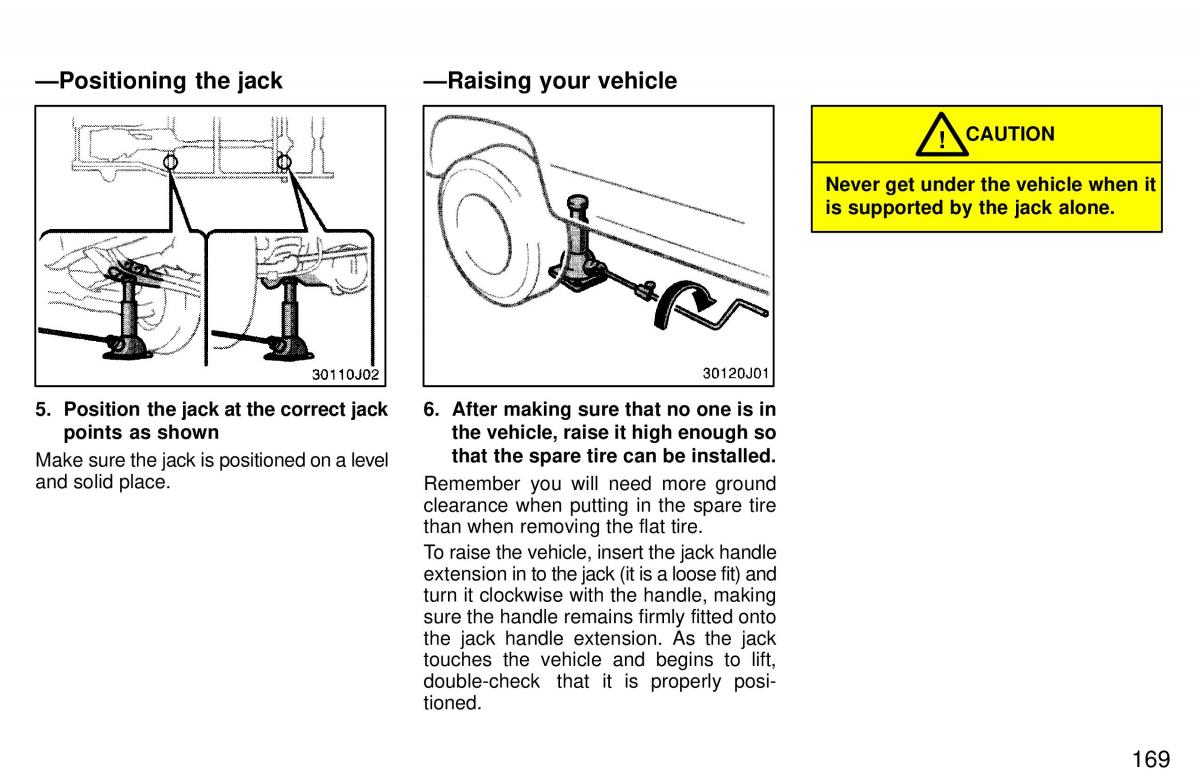 Toyota 4Runner 3 III N180 owners manual / page 166