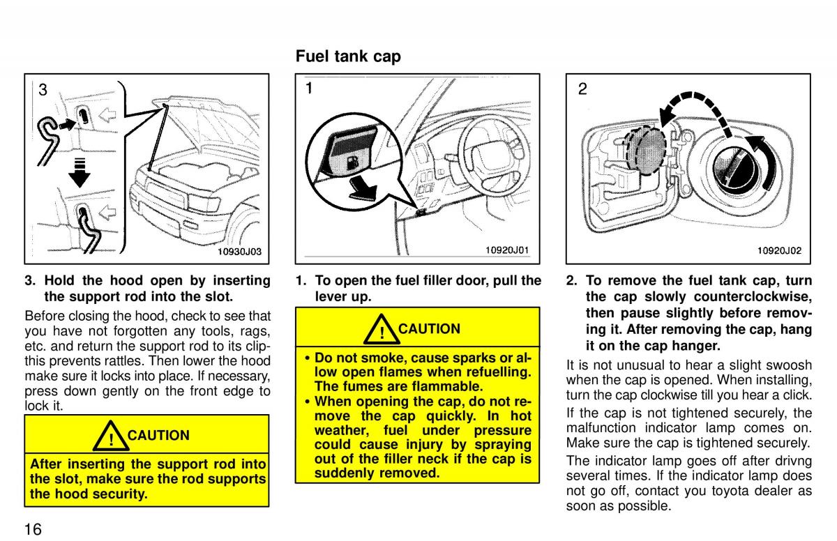 Toyota 4Runner 3 III N180 owners manual / page 17