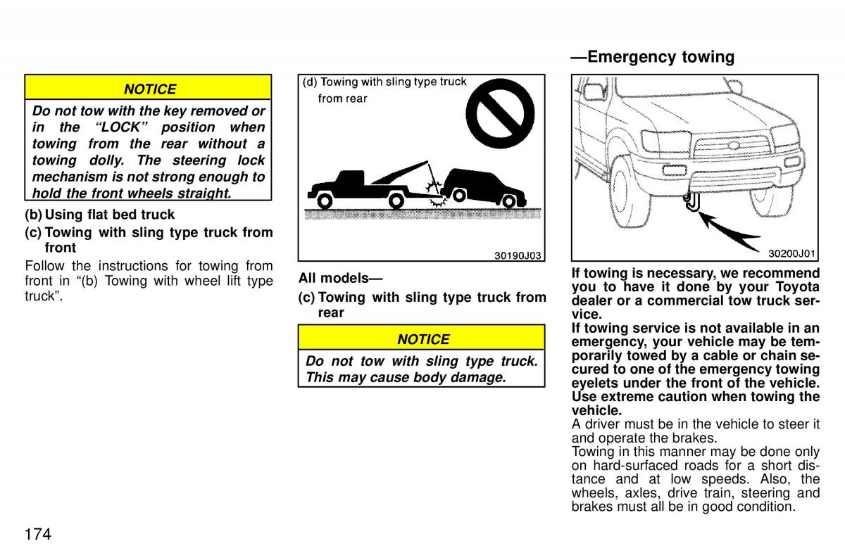 Toyota 4Runner 3 III N180 owners manual / page 171