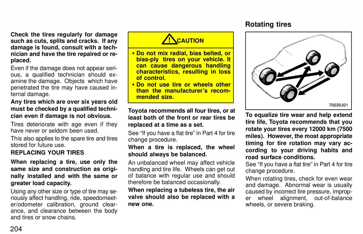 Toyota 4Runner 3 III N180 owners manual / page 201