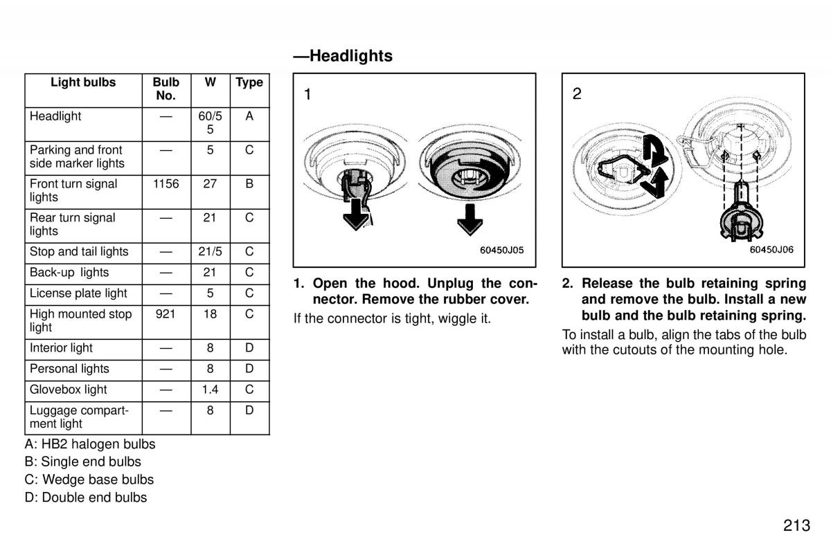 Toyota 4Runner 3 III N180 owners manual / page 210