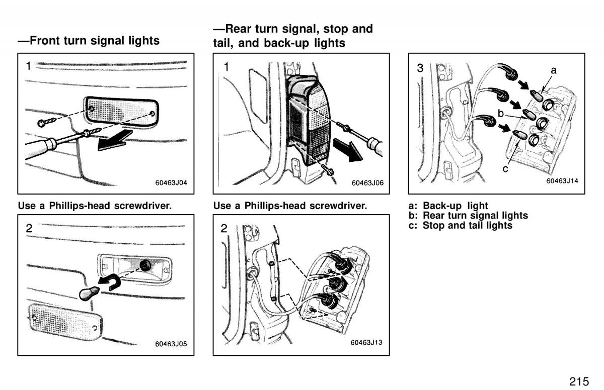 Toyota 4Runner 3 III N180 owners manual / page 212