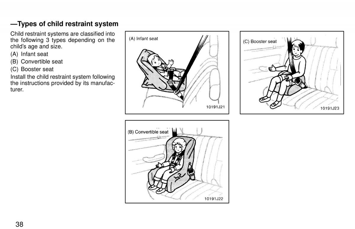 Toyota 4Runner 3 III N180 owners manual / page 35