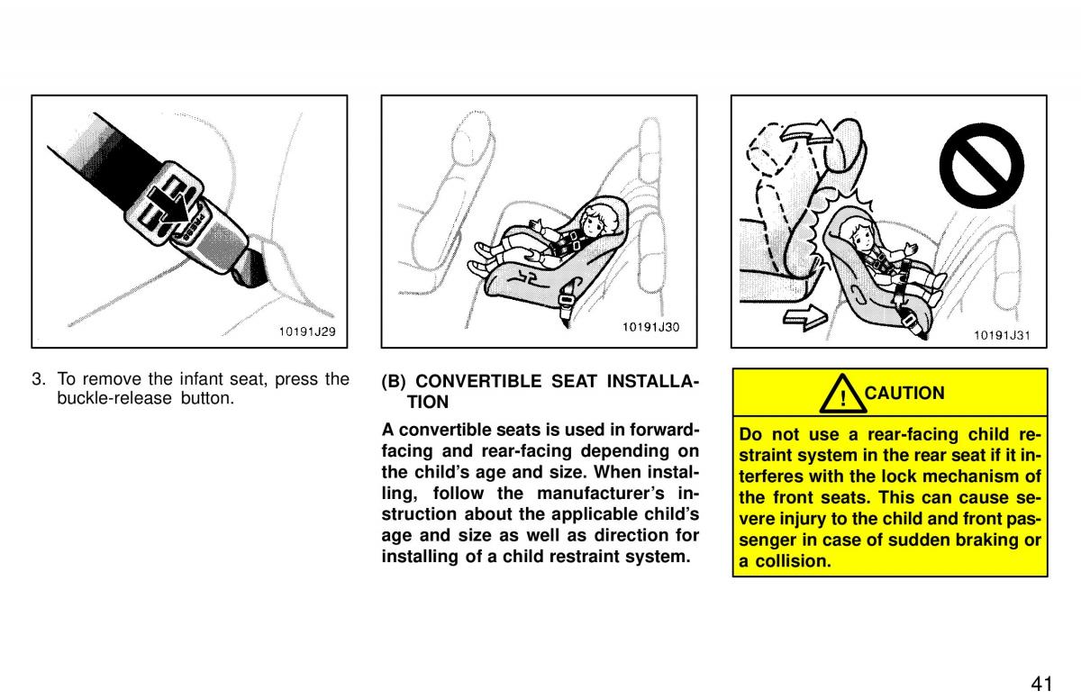 Toyota 4Runner 3 III N180 owners manual / page 38