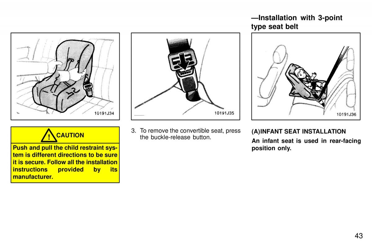 Toyota 4Runner 3 III N180 owners manual / page 40