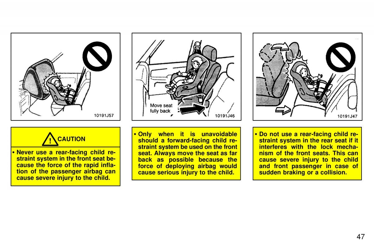 Toyota 4Runner 3 III N180 owners manual / page 44